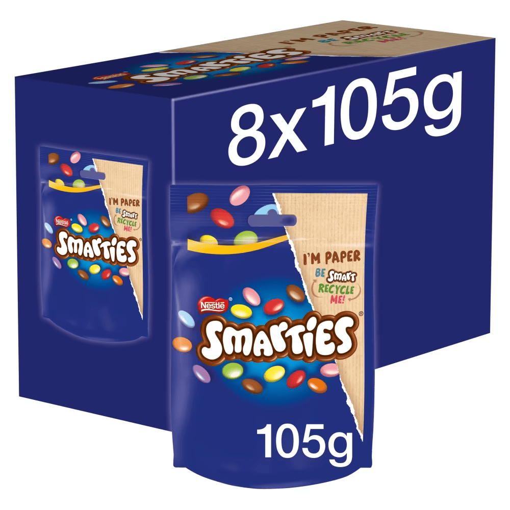 Smarties Milk Chocolate Sharing Bag 105g