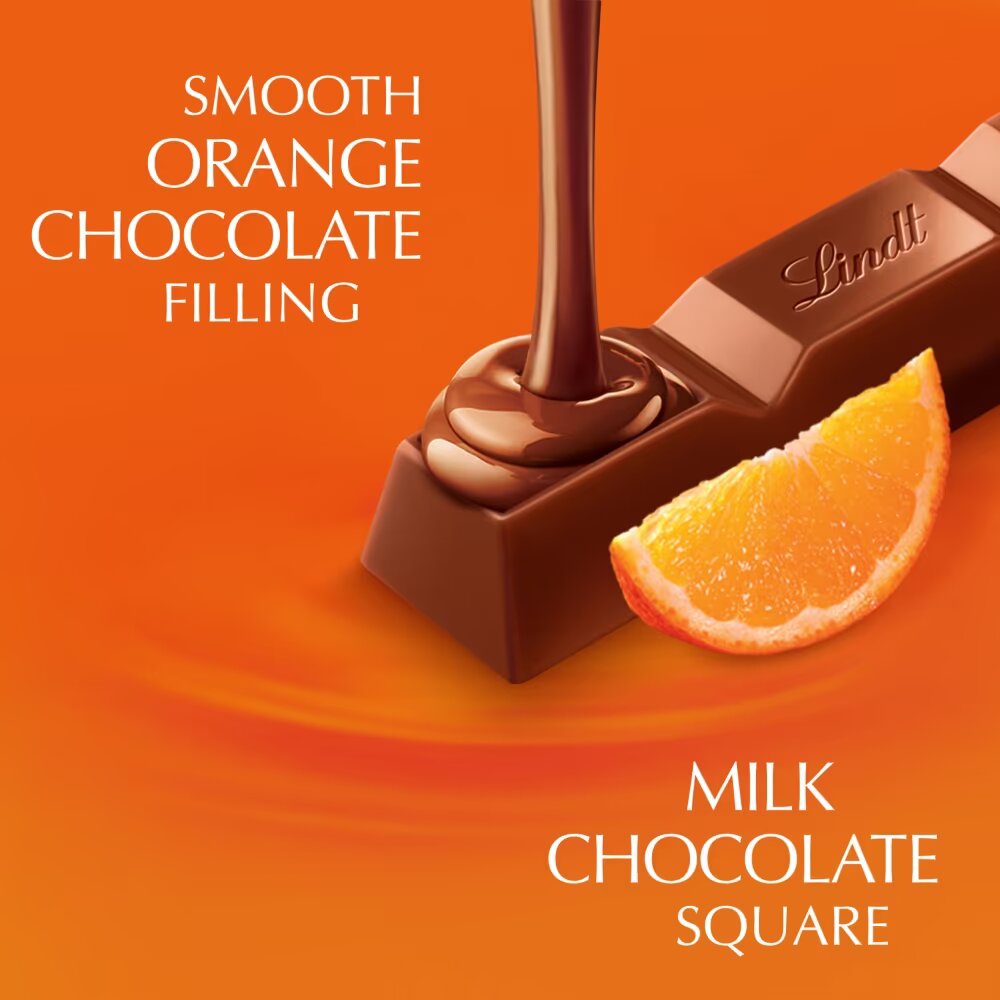 Lindt Lindor Orange Milk Chocolate Treat Bar 38g