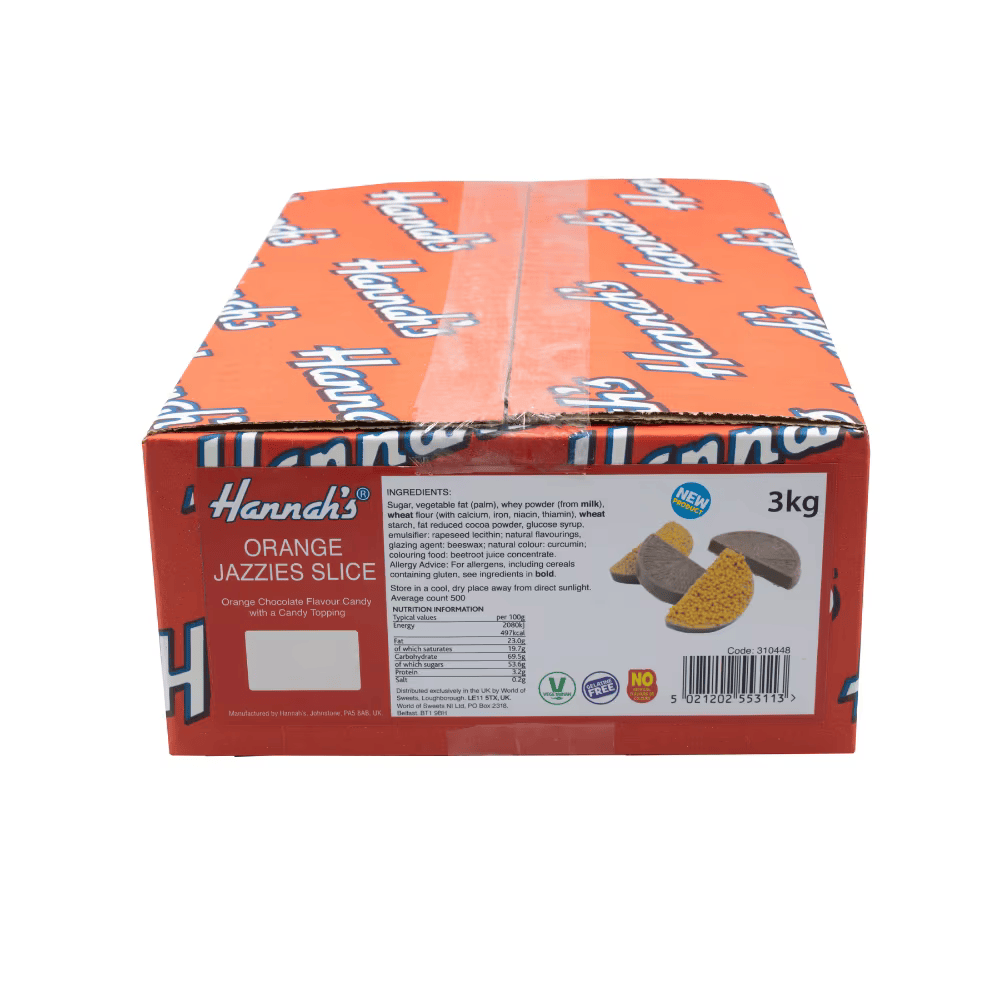 Hannah's Orange Jazzies Box 3kg