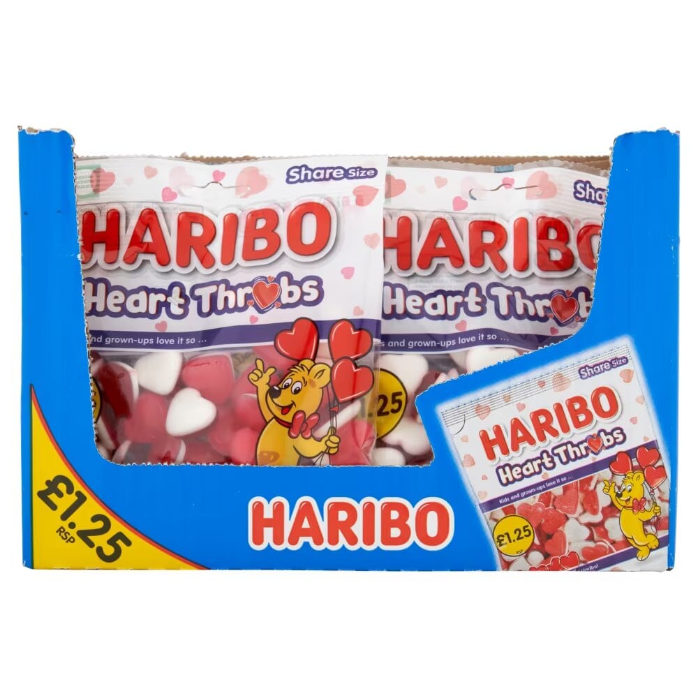 Haribo Heart Throbs 140g £1.25 PMP