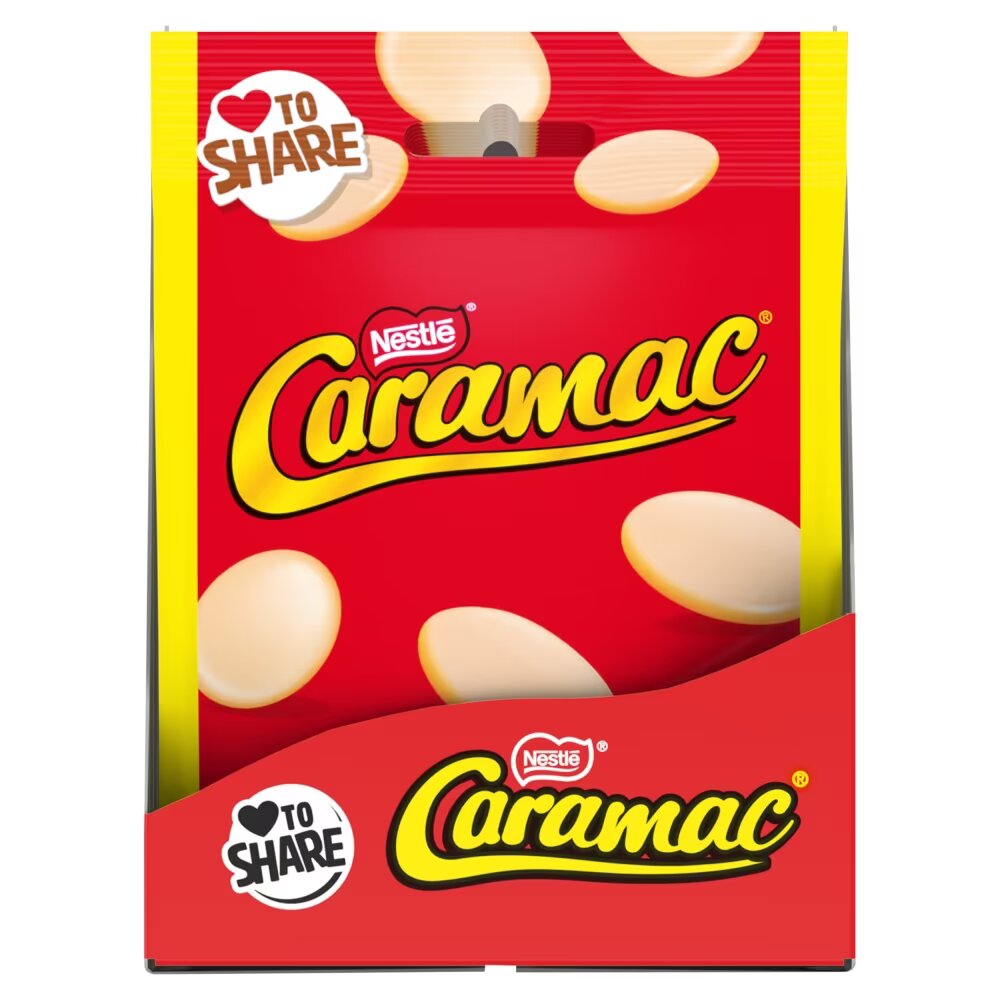 Caramac Giant Buttons Caramel Flavour Share Bag 86g