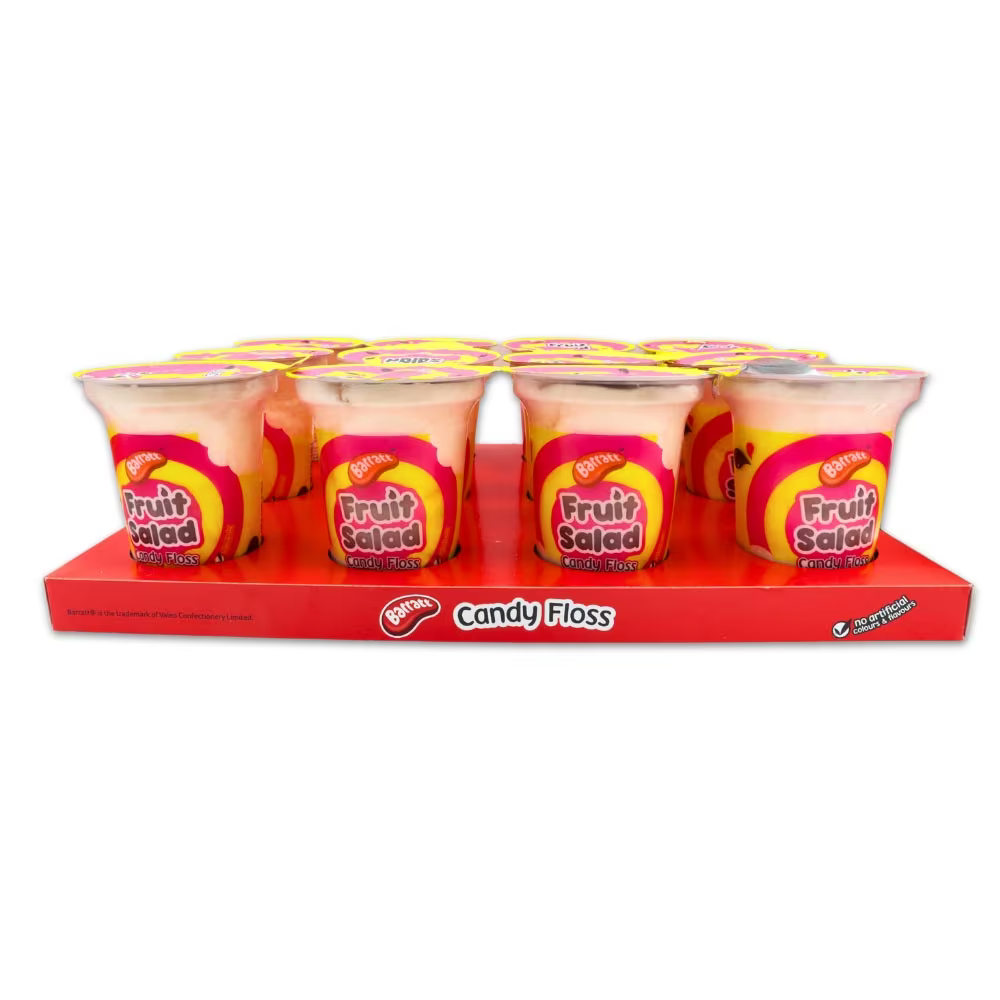 Barratt Fruit Salad Candy Floss Cups 20g