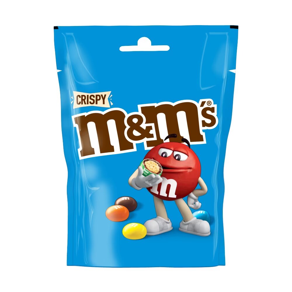M&M's Crispy Milk Chocolate Bites Pouch Bag 107g