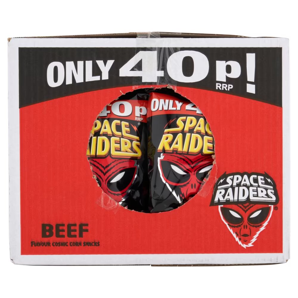 Space Raiders Beef Crisps 25g