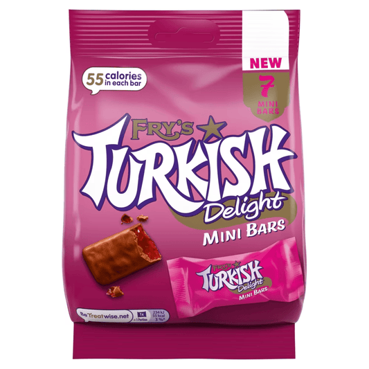 Fry's Turkish Delight 7 Mini Chocolate Bars 51g