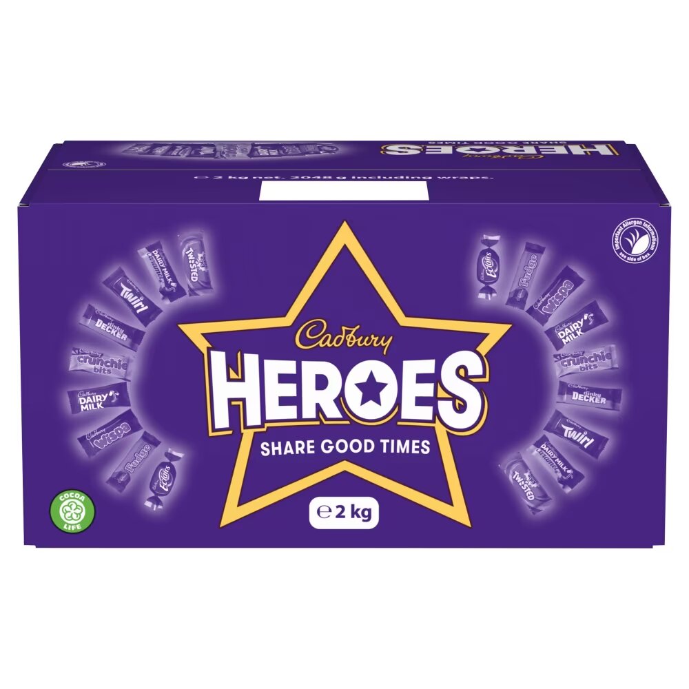 Cadbury Heroes Chocolate Box 2kg