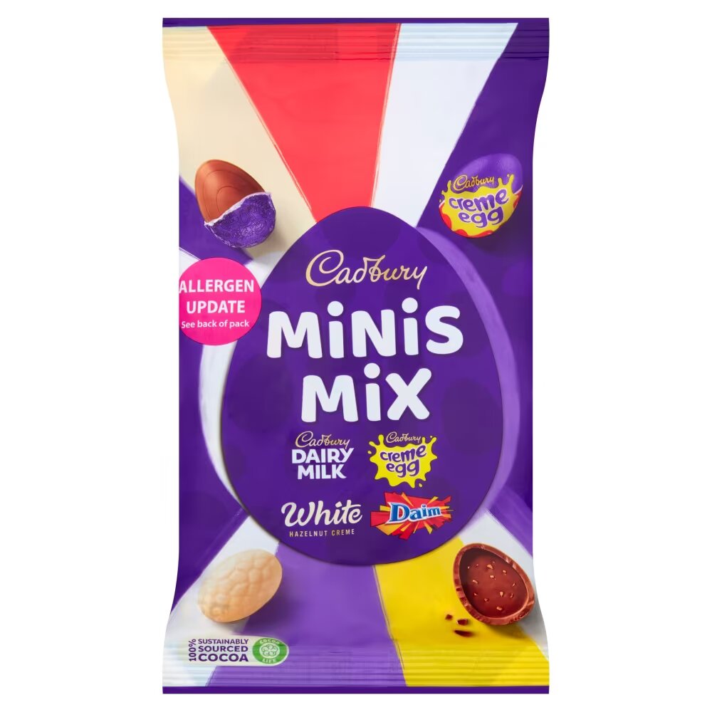 Cadbury Mini Mixed Chocolate Easter Egg Bag 238g