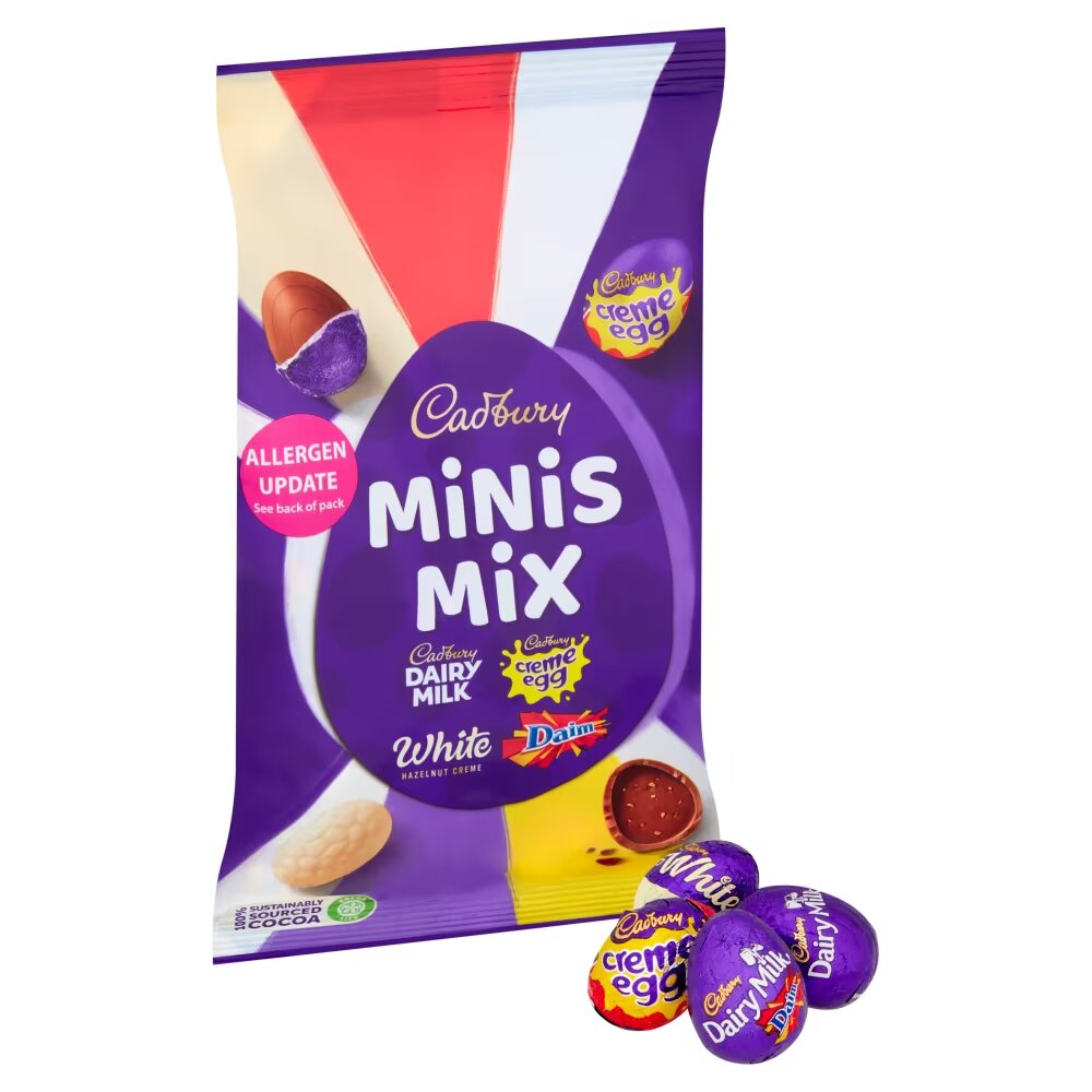 Cadbury Mini Mixed Chocolate Easter Egg Bag 238g