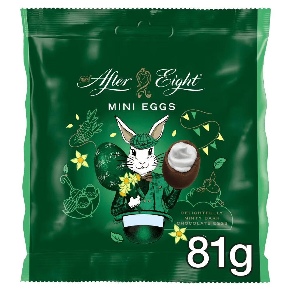 After Eight Dark Mint Chocolate Mini Eggs Sharing Bag 81g