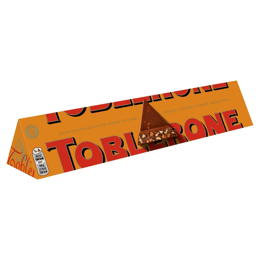 Toblerone Orange Twist Milk Chocolate Bar 360g
