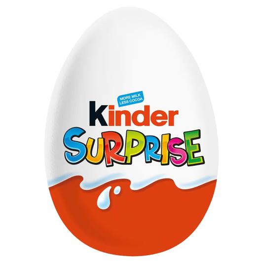 Kinder Surprise Milk Chocolate Eggs With Toy 20g