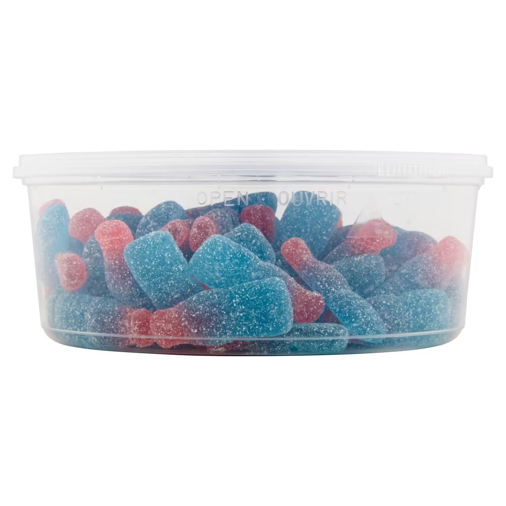 Haribo Bubblegum Bottles Zing Tub 638g