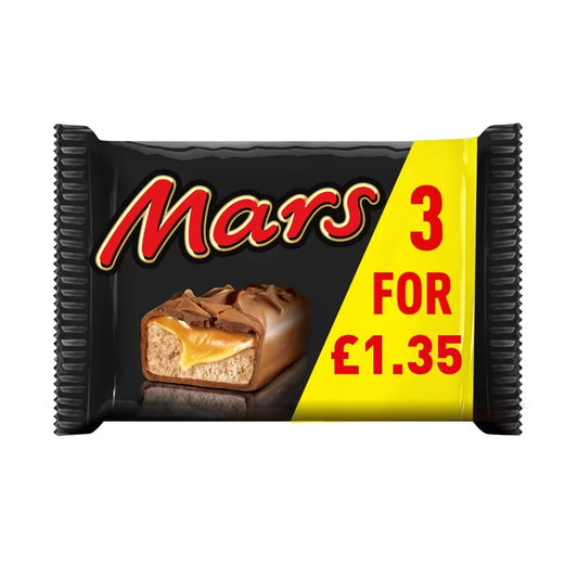 Mars Caramel, Nougat & Milk Chocolate Snack Bars Multipack
