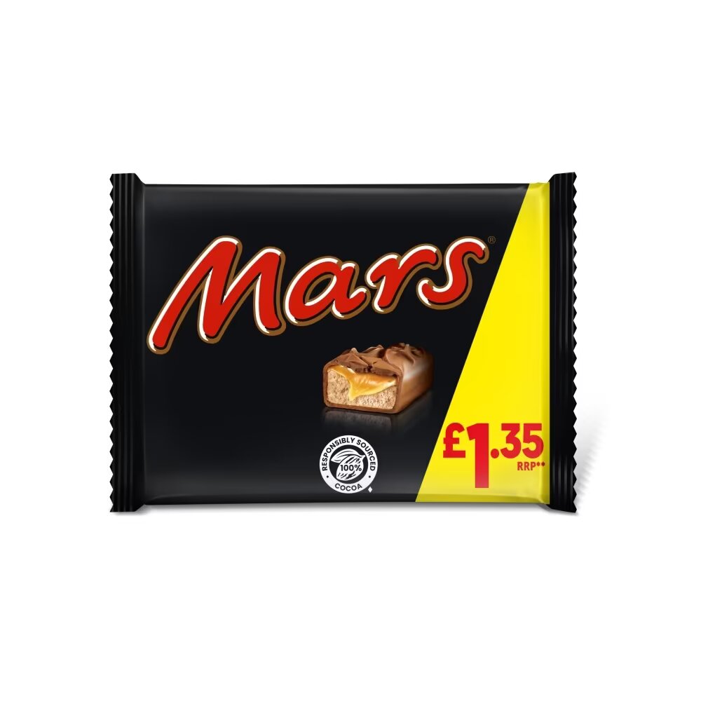 Mars Caramel, Nougat & Milk Chocolate Snack Bars Multipack