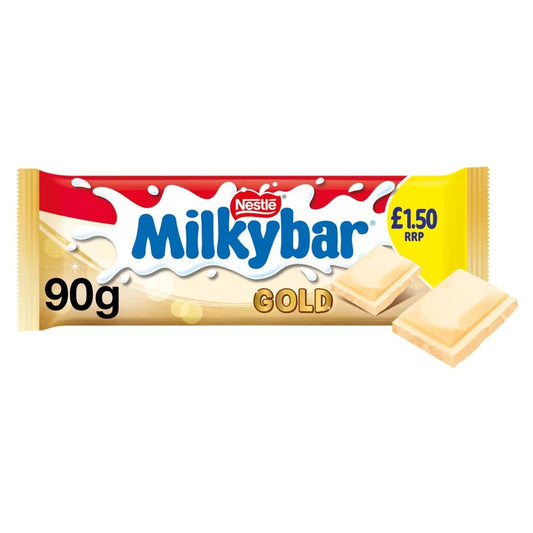 Milkybar Gold Caramel White Chocolate Sharing Bar 90g PMP £1.50