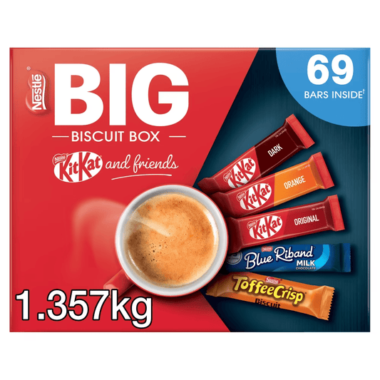 Nestle Kitkat and Friends Big Biscuit Box 69 Assorted Biscuit Box 1.357kg