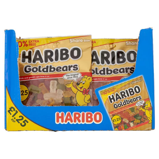 Haribo Gold Bears Bag 154g + 10% Extra Free