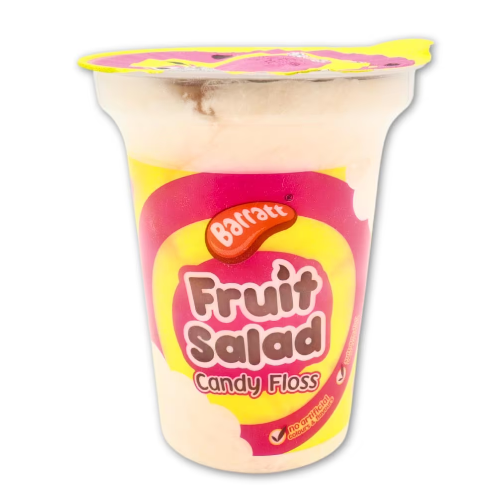 Barratt Fruit Salad Candy Floss Cups 20g