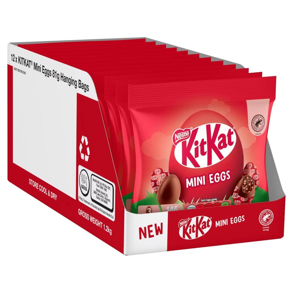 KitKat Mini Eggs Milk Chocolate Sharing Bag 81g