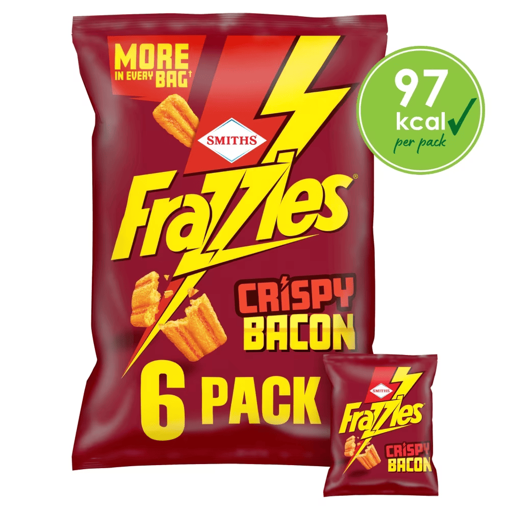 Frazzles Bacon Crisps Multipack 6 Pack