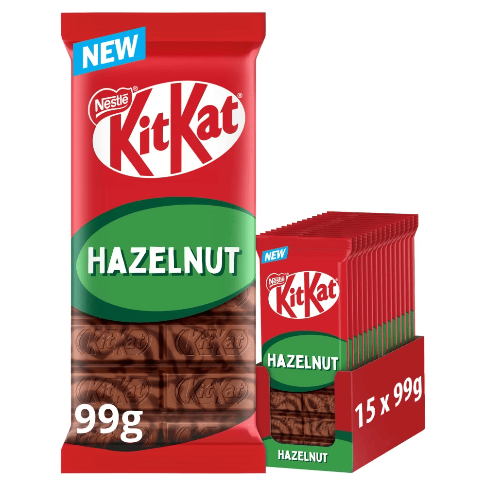 KitKat Hazelnut Chocolate Sharing Bar 99g