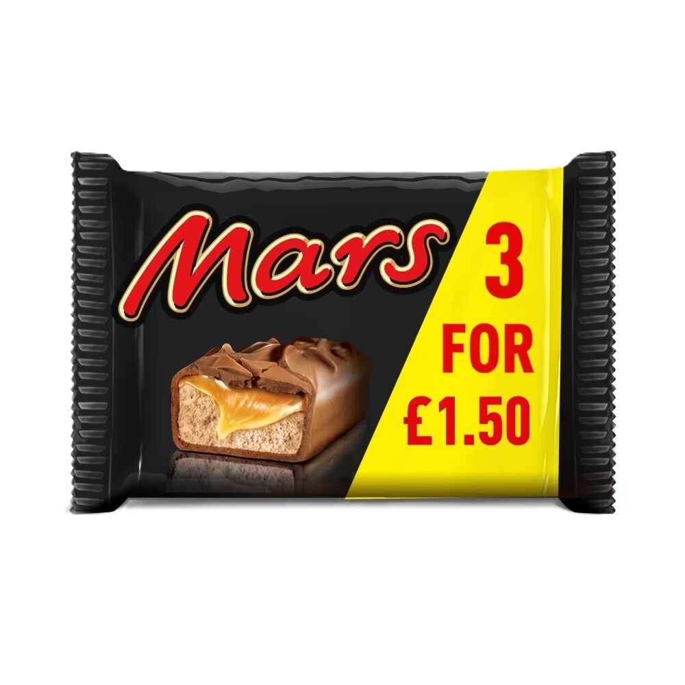 Mars Caramel, Nougat & Milk Chocolate Snack Bars Multipack