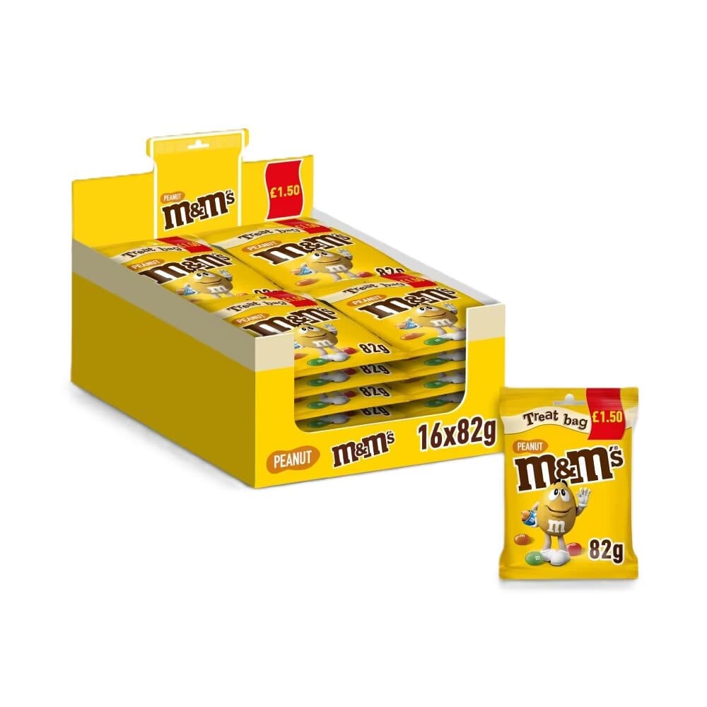 M&M's Crunchy Peanut & Milk Chocolate Bites Treat Bag 82g £1.50 PMP