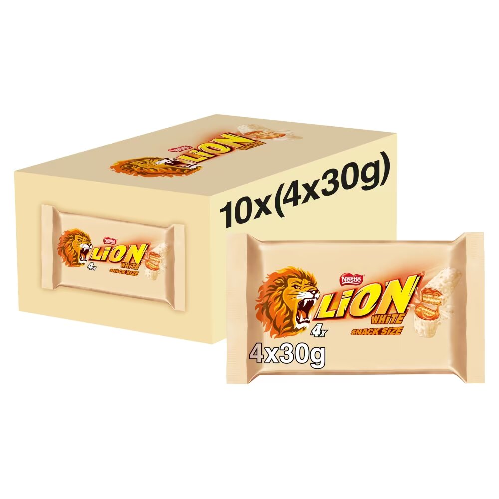 Lion White Snack Size Multipack 30g 4 Pack