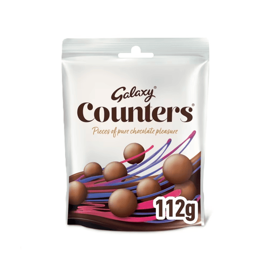 Galaxy Counters Milk Chocolate Buttons Pouch Bag 112g