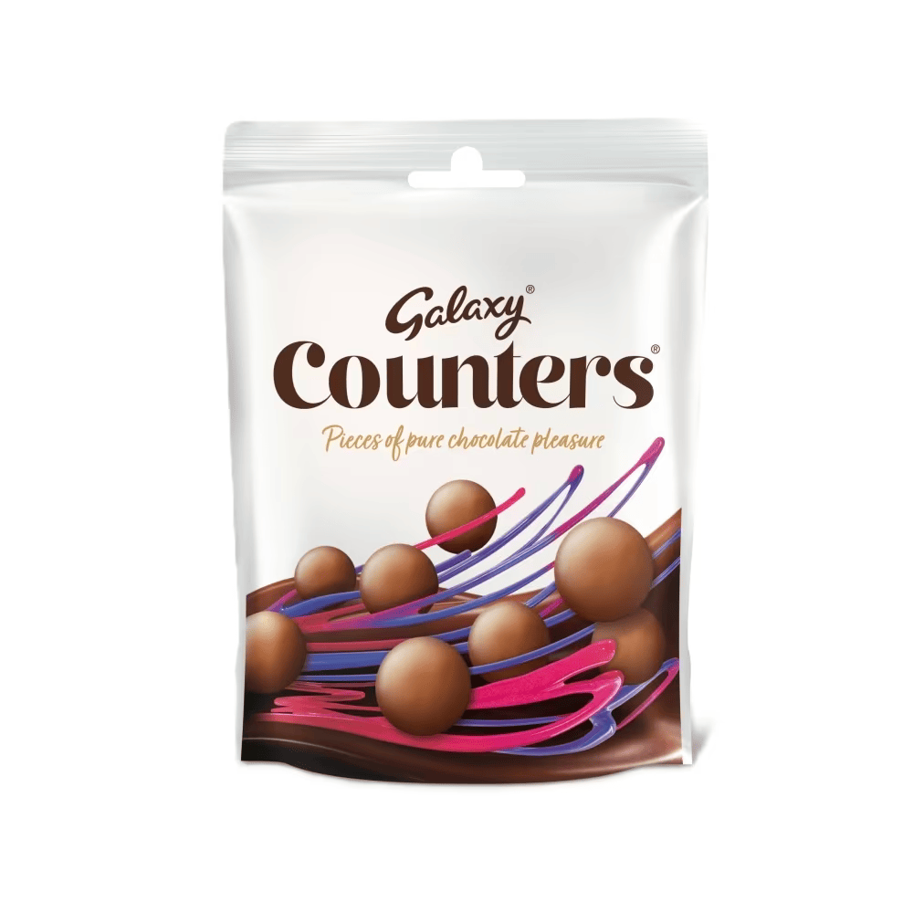 Galaxy Counters Milk Chocolate Buttons Pouch Bag 112g