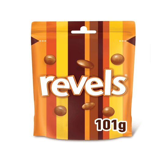 Revels Milk Chocolate with Raisins, Coffee & Orange Bites Pouch Bag 101g