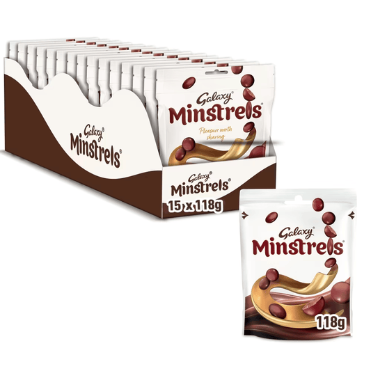 Galaxy Minstrels Milk Chocolate Buttons Pouch Bag 118g
