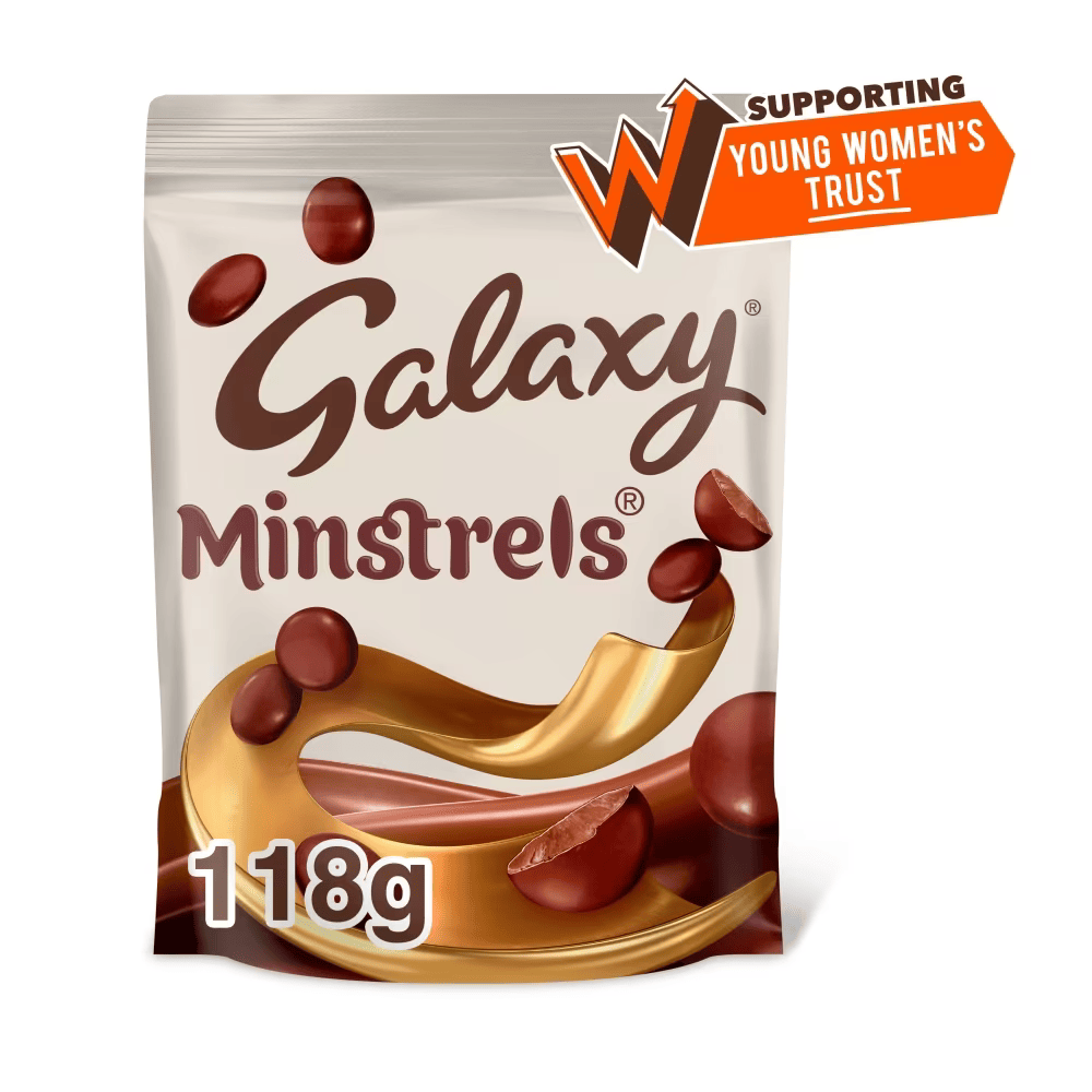 Galaxy Minstrels Milk Chocolate Buttons Pouch Bag 118g