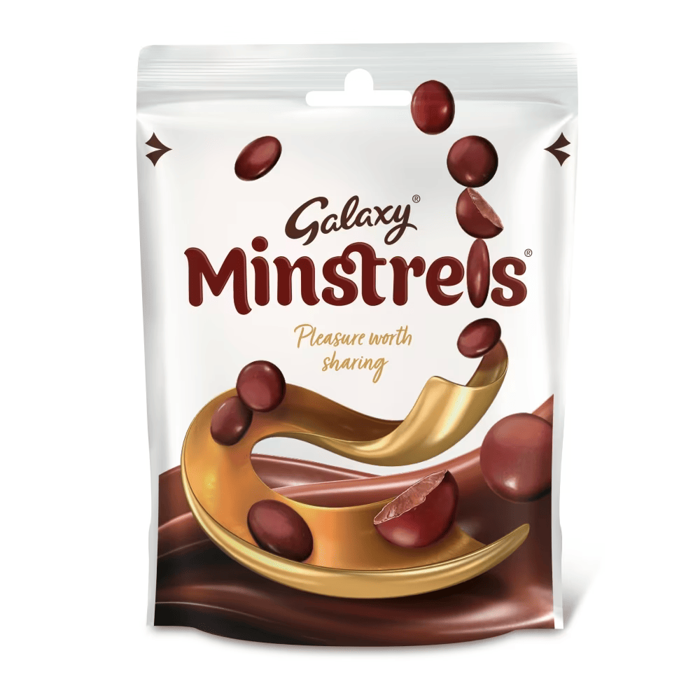 Galaxy Minstrels Milk Chocolate Buttons Pouch Bag 118g