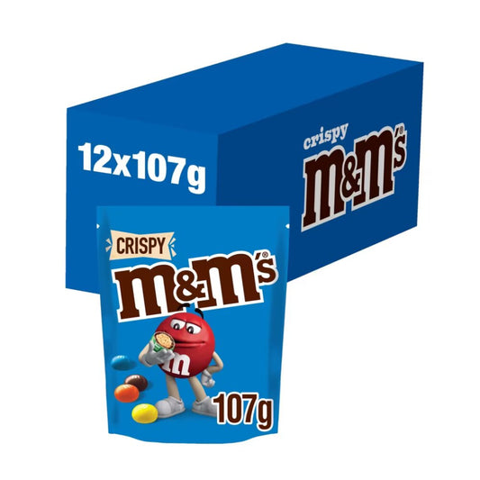 M&M's Crispy Milk Chocolate Bites Pouch Bag 107g
