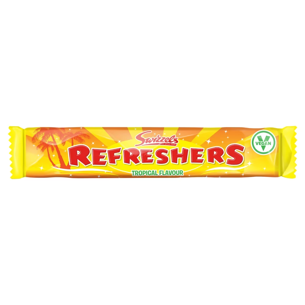 Swizzels Refreshers Tropical Flavour Bar 18g 20p PMP