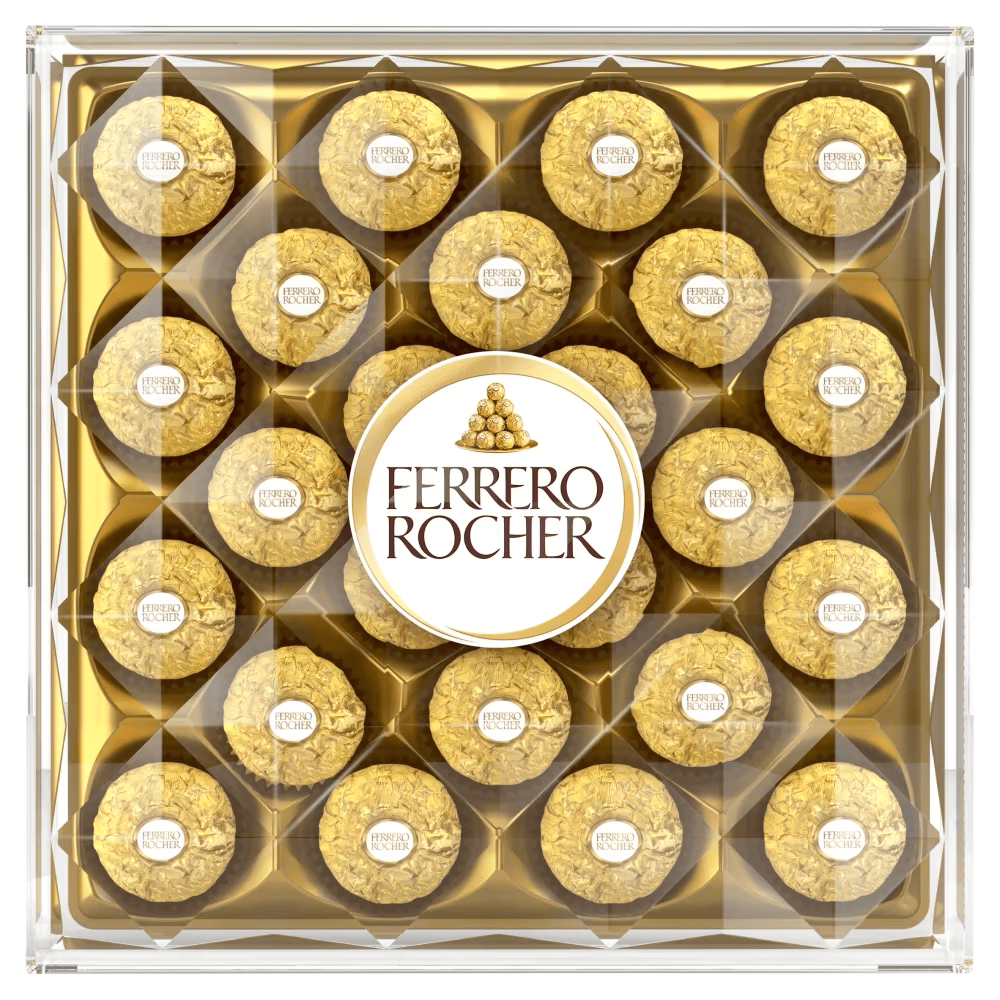 Ferrero Rocher Milk Chocolate Pralines 24 Pieces 300g