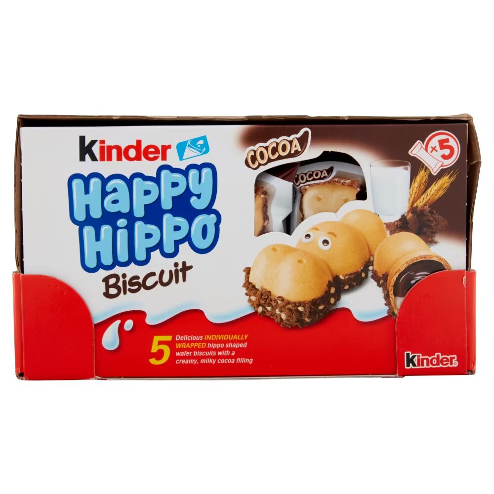 Kinder Happy Hippo Chocolate Cream Biscuits Multipack 103.5g