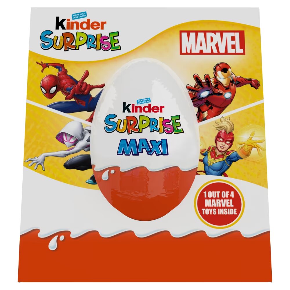 Kinder Surprise Large Milk Chocolate Easter Egg With Toy 100g