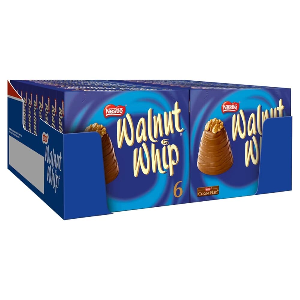 Walnut Whip Milk Chocolate 30g Multipack of 6