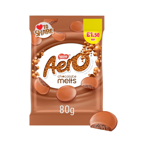 Aero Melts Milk Chocolate 12 x 80g